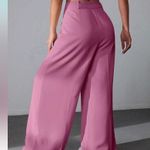 Amazon Pink Wide Leg Women’s Trousers Pants Bubblegum Pink Size Large Photo 1