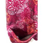 L.L. Bean Misses Floral Print Scoop Neck Sleeveless Shift Dress Multicolor Large Pink Photo 3