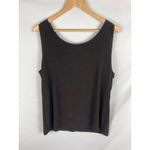 Chico's  Travelers Brown Tank Top Size 3 / XL Photo 2