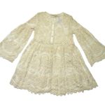 Free People NWT Jen's Pirate Booty x El Sol in Ivory Sheer Lace Dress XS Photo 2