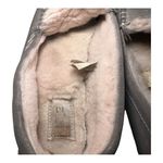UGG  Ansley Suede Shearling Moccasin Slippers Gray Women’s Size 9 Photo 6