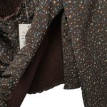 ASTR The Label Floral Ruched Sweatheart
Neck Top Brown Wine Ditsy Medium Photo 5