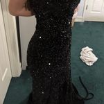 Black Strapless Prom Dress Size XS Photo 0