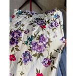 negligee nightgown satin floral purple crimson green NWT Photo 4