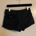Ambiance Apparel Black Mid Rise Cotton Stretch 4 Pocket Mini Short Size S Photo 1