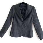 Rampage Gray Pinstripe Blazer Suit Jacket Size L Juniors Photo 0