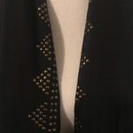 Black Infinity Scarf with Gold Embellishment Photo 2