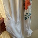 Free People  Mia Gauze Embroidered Mini Dress White Floral Size XS Photo 4