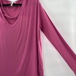 PINK - Victoria's Secret Pink PINK VS Super Soft Cross Front Comfy Oversized Long Sleeve Tee Size Large Photo 3