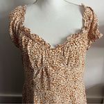 Princess Polly • NWT Just Like Heaven Midi Dress Brown White Floral Photo 9