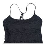 Billabong  Lacey Daze Black Bodysuit Strappy Backless Textured Surf Skate Size SP Photo 2