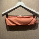 PINK - Victoria's Secret New Victoria’s Secret PINK Women’s Bikini Top Bandeau Ribbed Size Large NWT Photo 1