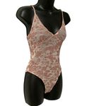 Forever 21  Floral Lace Body Suit in Pale Pink and Cream BRAND NEW Size S Photo 1