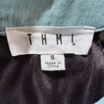 Anthropologie TMHL Embroidered Sleeveless Shirt Dress Black Size S Photo 7