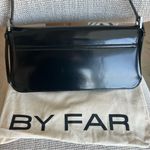 NWT BY FAR Tilda Semi Patent Leather Bag in Black Photo 5