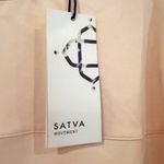 Satva Movement Sarana Embroidered Blossom Sweatshirt Women's Medium Blush Yoga Pink Photo 7