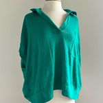 Banana Republic green oversized top Photo 4