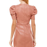 TCEC NWOT |  Puff Sleeve Mini Dress – Mauve – M – CD01748 Photo 2