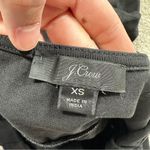 J.Crew Women’s Tiered Knit Midi Dress Sleeveless With Eyelet Trim in Black XS Photo 8