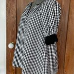Tuckernuck Pomander Place Black & White Gingham Short Sleeve Top Photo 3