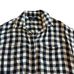 Madewell Buffalo Check Short Sleeve Dress Polo Casual Comfy Classic Size XS Photo 2