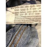 ZARA Cotton Skinny Mid Rise Distressed Stretch Casual Jean Hem Side Slits 2 Blue Photo 9