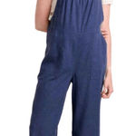 Toad & Co  Women's Navy Blue Taj Hemp Overalls Size Small Photo 0