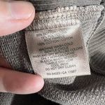 Old Navy Womens Y2K Sweatshirt Wide Boat Neck Graphic Print Banded Hem Brown Lar Photo 8