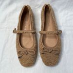 Gianni Bini Womens Josietwo Tan Faux Shearling Mary Jane Flats Bow 9m Photo 6