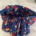 Christmas scrub hat Blue Photo 2