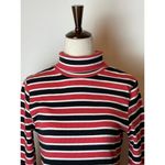 Brave Soul  London Red White‎ And Blue Long Sleeve Turtleneck Pullover Top Size M Photo 5