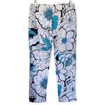 EXPRESS 1459 Floral Stretch Pants Size Small Photo 1