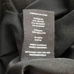 Helmut Lang  Women’s Asymmetric Hem Sleeveless Black Ruched Scuba Mini Dress Sz 2 Photo 8