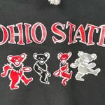 J. America Ohio State Women's XL Black Cropped Hoodie Graphic Casual Photo 3