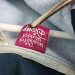 Disney Grumpy Vintage 90s Hoodie Full Zip Embroidered Baby Sky Blue Medium Photo 2