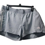 Adidas Women's Size L Training Entrenamiento Short Light Blue Photo 0