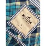 Hollister  Plaid babydoll Shirt Womens‎ size Small Y2K 90s 80s Peplum Milkmaid Photo 2