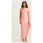 Guapa Girlfriend Cowl Toga Pink Dresses One Shoulder Size XL‎ Photo 9