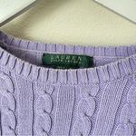 Ralph Lauren Vintage 90s Cable Knit Cropped Sweater Photo 2
