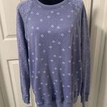 Aerie Ladies Comfy Distressed Blue Sweatshirt Photo 0