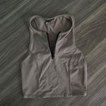 ZARA Brown  Zip Top Photo 0