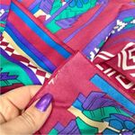 Boho Scarf Bundle – Multicolor Tribal, Pink Floral Crinkle, Rainbow Watercolor Photo 3