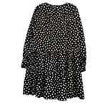 Kate Spade  New York Women's Ruffle Tiered Polka Dot Dress Long Sleeve Retro‎ L Photo 1