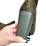 Cape Robbin  Green Suede Bemice Booties Photo 2