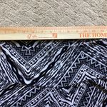 VINTAGE TRIBAL PRINT BOHO SEMI SHEAR PALAZZO PRINT PANTS by JOHNNY MADE IN USA Black Size undefined Photo 2