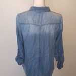 Vanilla Bay  blue casual lightweight button down shirt Photo 6