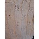 Kate Collins Yellow Knit Short Sleeve Sweater Made in the USA Photo 2