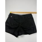 Banana Republic  Black Cotton Chino Shorts Classic Summer Casual Size 6‎ Photo 2