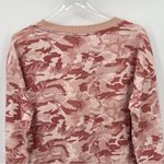 Wonderly  crew pink camo pullover sweatshirt lounge size M NEW Photo 3