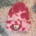 No Boundaries Comfy Pink Tie Dye Beanie Warm Winter Cap Ski Snow Hat Womens Photo 0